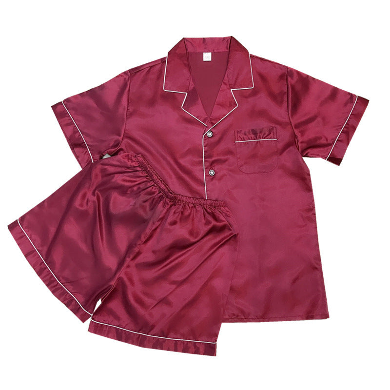 SUMMER SATIN PAJAMAS SET